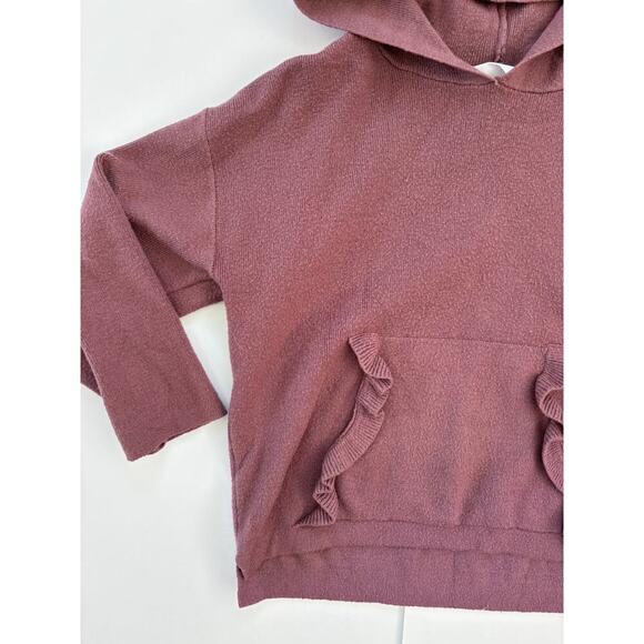 Zara Mauve Hooded Sweater - Picture 2 of 5
